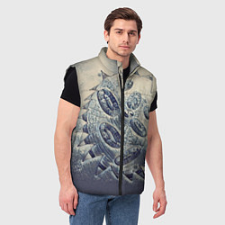 Мужской жилет Синяя кровь, цвет: 3D-черный — фото 2