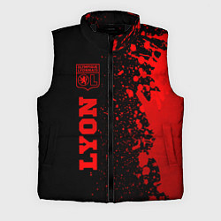 Мужской жилет Lyon - red gradient по-вертикали, цвет: 3D-черный