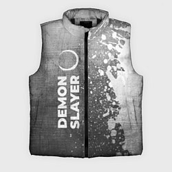Мужской жилет Demon Slayer - grey gradient по-вертикали, цвет: 3D-черный