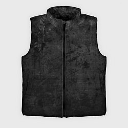 Мужской жилет Абстракция - dark grunge break, цвет: 3D-черный