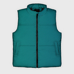 Мужской жилет Бирюзовый перелив, цвет: 3D-черный