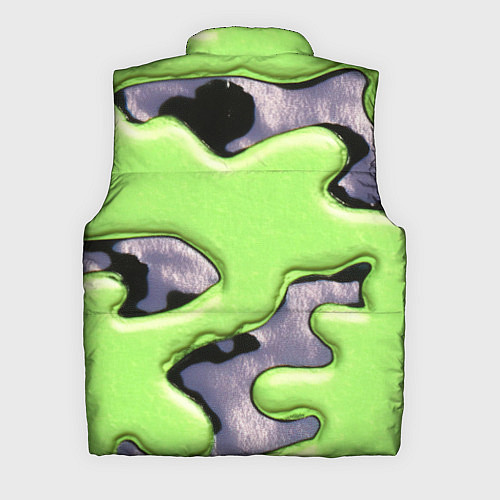 Мужской жилет Зеленый объемный камуфляж / 3D-Светло-серый – фото 2