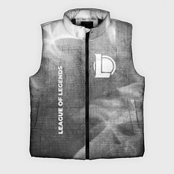 Мужской жилет League of Legends - grey gradient вертикально, цвет: 3D-черный