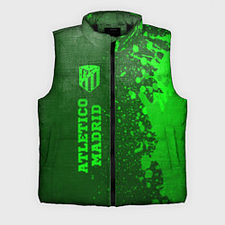 Мужской жилет Atletico Madrid - green gradient по-вертикали, цвет: 3D-черный