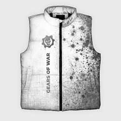 Мужской жилет Gears of War - white gradient по-вертикали, цвет: 3D-черный