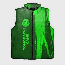 Мужской жилет Tomodachi Game - green gradient по-вертикали, цвет: 3D-черный