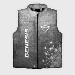 Мужской жилет Genesis - grey gradient вертикально, цвет: 3D-черный