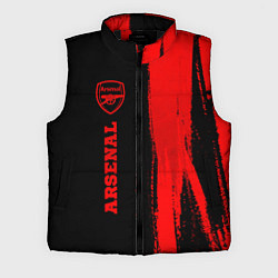 Мужской жилет Arsenal - red gradient по-вертикали, цвет: 3D-черный