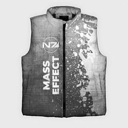 Мужской жилет Mass Effect - grey gradient по-вертикали, цвет: 3D-черный