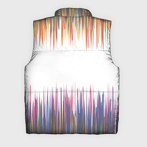 Мужской жилет Бахрома / 3D-Светло-серый – фото 2