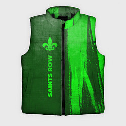 Мужской жилет Saints Row - green gradient по-вертикали, цвет: 3D-черный