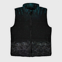 Мужской жилет Мрачный лес, цвет: 3D-черный