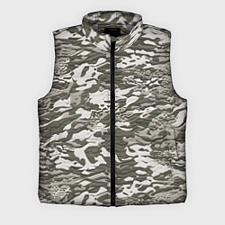 Мужской жилет Фактурный камуфляж, цвет: 3D-светло-серый