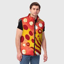 Мужской жилет Африканский паттерн, цвет: 3D-светло-серый — фото 2