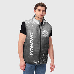 Мужской жилет Yamaha - grey gradient вертикально, цвет: 3D-черный — фото 2
