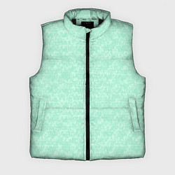Мужской жилет Аквамарин однотонный текстурированный, цвет: 3D-черный