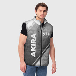 Мужской жилет Akira - grey gradient вертикально, цвет: 3D-черный — фото 2