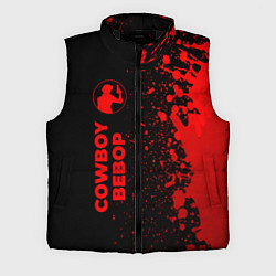 Мужской жилет Cowboy Bebop - red gradient по-вертикали, цвет: 3D-черный