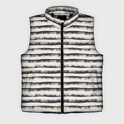 Мужской жилет Тёмные полосы на светлом, цвет: 3D-черный