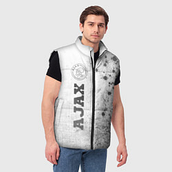 Мужской жилет Ajax - white gradient по-вертикали, цвет: 3D-черный — фото 2