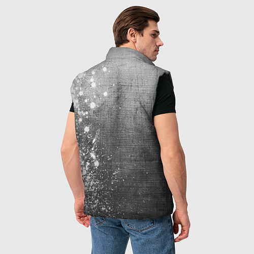 Мужской жилет Ozzy Osbourne - grey gradient по-вертикали / 3D-Черный – фото 4
