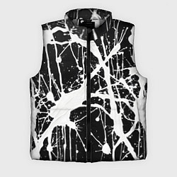 Мужской жилет Брызги белой краски, цвет: 3D-светло-серый