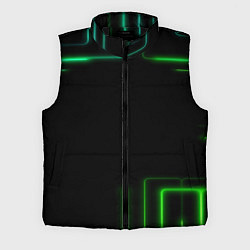 Мужской жилет Black green color