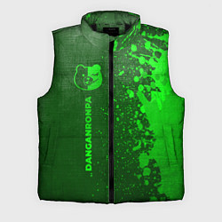 Мужской жилет Danganronpa - green gradient по-вертикали, цвет: 3D-черный
