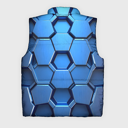 Мужской жилет Синий бронежилет / 3D-Светло-серый – фото 2