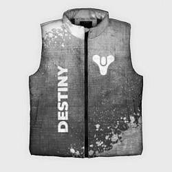 Мужской жилет Destiny - grey gradient вертикально, цвет: 3D-черный