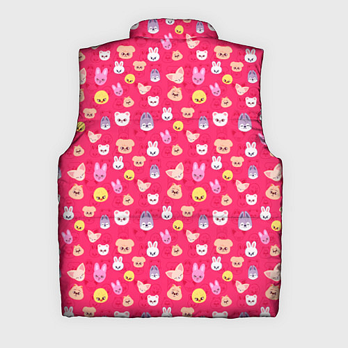Мужской жилет Skzoo pattern pink / 3D-Светло-серый – фото 2