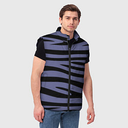 Мужской жилет Морские полоски, цвет: 3D-черный — фото 2