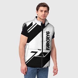 Мужской жилет Farcry6 геометрия полосы, цвет: 3D-светло-серый — фото 2