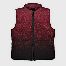 Мужской жилет Амарантовый градиент крошка, цвет: 3D-черный