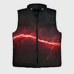Мужской жилет Красная линия - молния, цвет: 3D-светло-серый