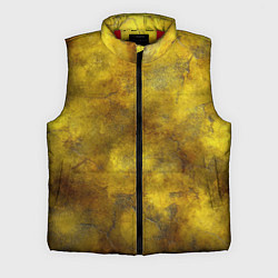 Мужской жилет Золотая ржавая текстура, цвет: 3D-красный