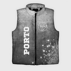 Мужской жилет Porto - grey gradient вертикально, цвет: 3D-черный
