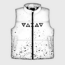 Мужской жилет Ведьмак брызги красок, цвет: 3D-черный