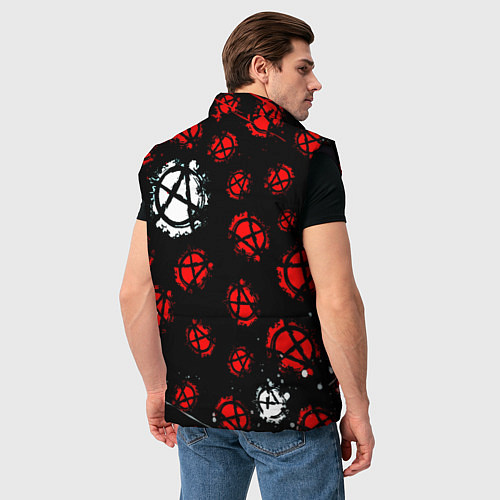 Мужской жилет Monster energy anarhy / 3D-Черный – фото 4