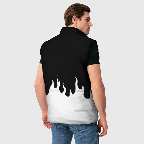 Мужской жилет Monster energy red logo / 3D-Черный – фото 4