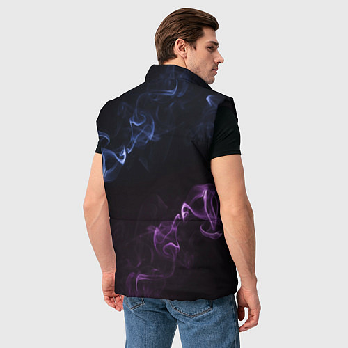 Мужской жилет Color black blue pink / 3D-Черный – фото 4