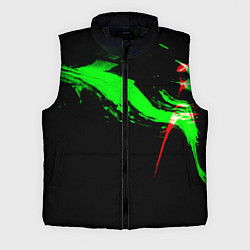 Мужской жилет Color black green red