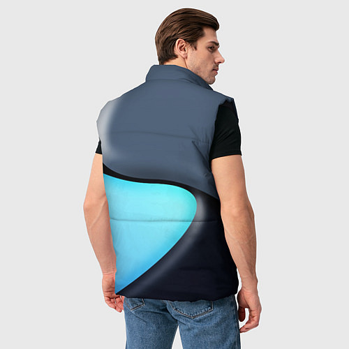 Мужской жилет Разноцветный / 3D-Черный – фото 4