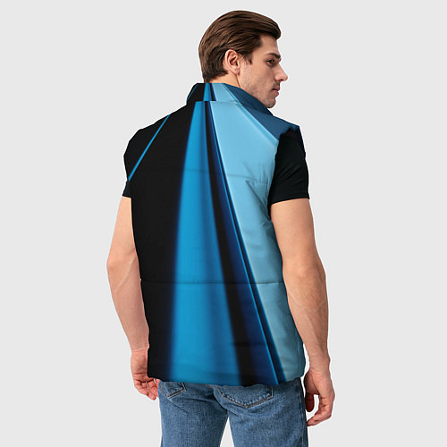 Мужской жилет Black blue / 3D-Черный – фото 4