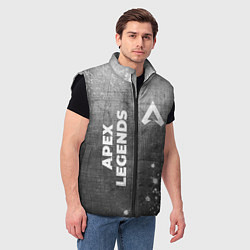 Мужской жилет Apex Legends - grey gradient вертикально, цвет: 3D-черный — фото 2