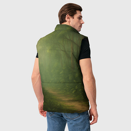 Мужской жилет Шимпанзини бананини ии мем / 3D-Черный – фото 4