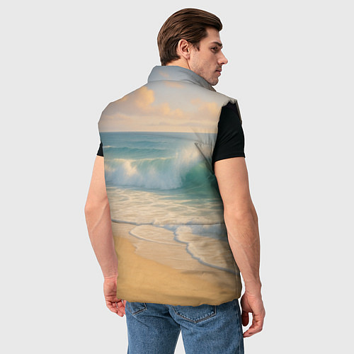 Мужской жилет Тралалеро тралала мем / 3D-Черный – фото 4