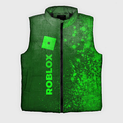 Мужской жилет Roblox - green gradient по-вертикали, цвет: 3D-черный