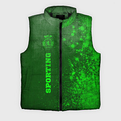 Мужской жилет Sporting - green gradient по-вертикали