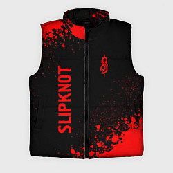 Мужской жилет Slipknot - red gradient вертикально, цвет: 3D-черный